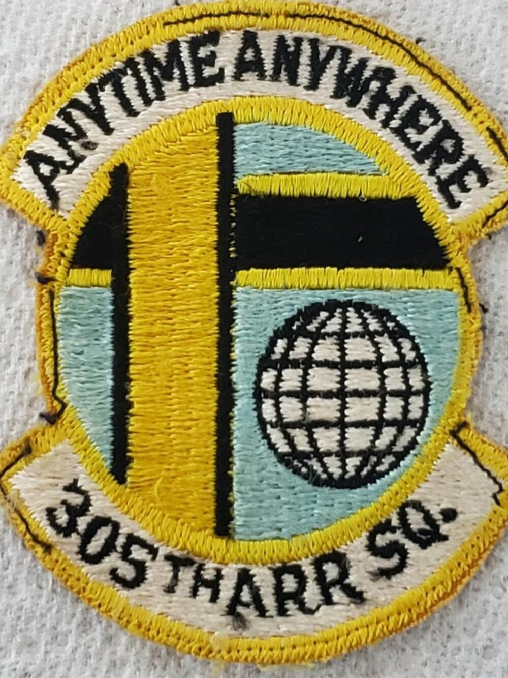 VINTAGE US AIR FORCE 305TH AIR RESCUE & RECOVERY SQUADRON "ANYTIME ANYWHERE"